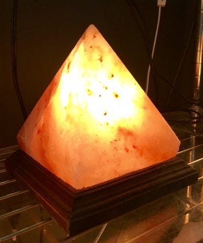 Pyramid 6" - Shown lit in store