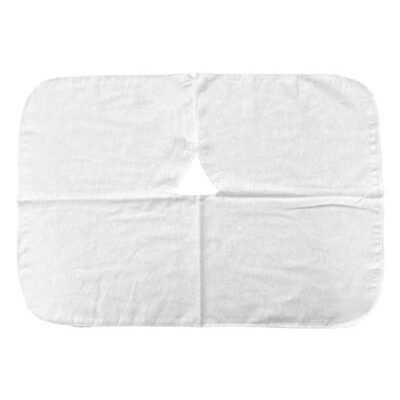 3-Pack Flannel Fitted Face Rest Cover (White or Natural)