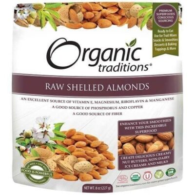 Raw Shelled Almonds (227g)