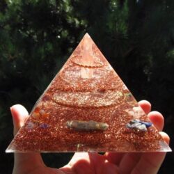 Lemurian Seed Crystal Orgone Pyramid