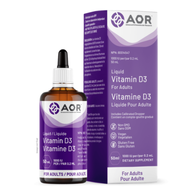 AOR Vitamin D3 Liquid - Adult, 50mL