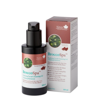Newco BroccoSpa™ Purifying Facial Cleansing Gel & Makeup Remover, 100mL