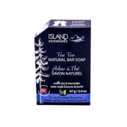 Island Essentials Natural Bar Soap, Tea Tree
