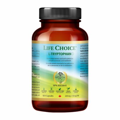 Life Choice® L-Tryptophan 220mg+50mg B-6, 90 V-Capsules