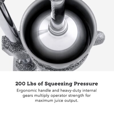 200 lbs of Squeezing Pressure